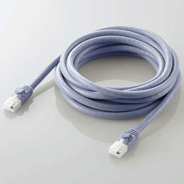 쥳 ELECOM LD-GPAT/BU3/RS(֥롼) Cat6a LAN֥ 3m LDGPATBU3RS