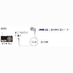 オーディオテクニカ audio-technica DMK-32 モノラルイヤホン DMK32