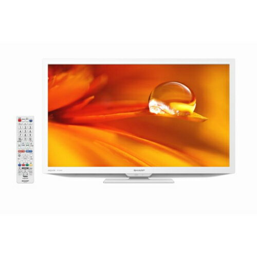 シャープ SHARP 2T-C24DE-W(ホワイト系) AQUOS ハイビジョン液晶テレビ 24V型 2TC24DEW