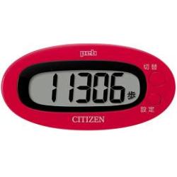 歩数計 シチズン CITIZEN TW310-RD(レッド) peb デジタル歩数計 TW310RD