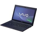 【在庫あり（15時注文迄当日出荷可能)】　SONY VPCX119KJ/B / VAIO X ブラック VPCX119KJB 【win7pc1022】【送料無料_0111】