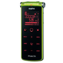 【1月下旬発売予定　ご予約承り中】SANYO ICR-XPS01MF-G(グリーン) リニアPCMレコーダー 2GB microSDカード付属 ICRXPS01MFG
