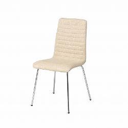 不二貿易 【組立品】 シュクルチェアー アイボリー ファブリック 88031(3.0)