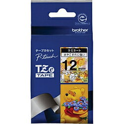 BROTHER（P-Touch ） - ブラザー brother TZe-DW31 ピータッチ ディズニーキャラクター 黒文字/プーさんホワイト 12mm TZEDW31