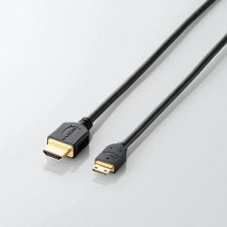 エレコム ELECOM CAC-HD14EM15BK(ブラック) HDMI-Miniケーブル 1.5m CACHD14EM15BK