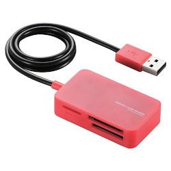 エレコム(ELECOM) MR-A39NRD(レッド) 小型メモリリーダライタ エレコム(ELECOM) MR-A39NRD(レッド) 小型メモリリーダライタ