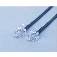 エレコム(ELECOM) MJ-5BK ブラック スリムモジュラケーブル 5m