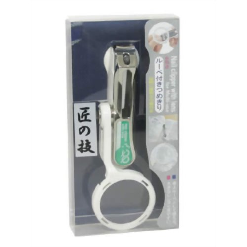 グリーンベル 匠の技 ルーペ付きつめきり 巾着付 G-1004