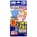 小林製薬 熱さまシート 大人用 6枚入 ひんやり 熱対策 アイス 冷感 保冷 冷却 熱中症 涼しい クール 冷たい