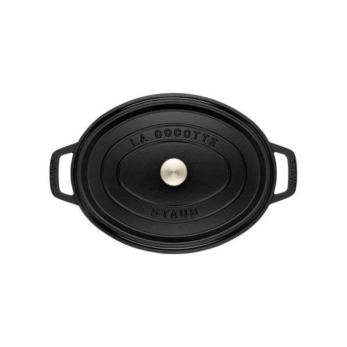 【生涯保証 国内正規品】ストウブ staub ピコ ココット オーバル IH対応 両手鍋 23cm 40500-231(ブラック) Staub Cocotte 鋳物 ホーロー鍋 IH対応 琺瑯 ホウロウ 保温 おしゃれ オーブン 両手鍋 深型