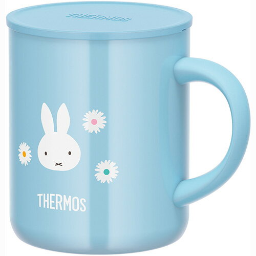 サーモス JDG-350B-LB(ライトブルー) 真空断熱マグカップ ミッフィー 0.35L
