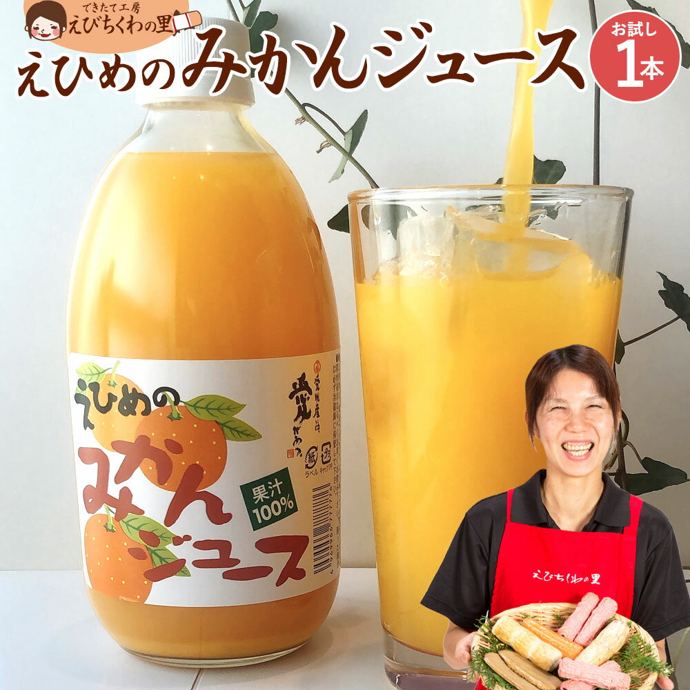 ジュース えひめのみかんジュース 500ml [ ジュース 飲料 愛媛県産 みかん 100% 水不使用 ミカン 温州..