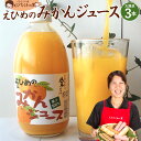 ジュース えひめのみかんジュース 500ml×3本セット [ ジュース 飲料 愛媛県産 みかん 100% 水不使用 ミカン 温州みかん 食品 お取り寄せ グルメ ] 青木かまぼこ えびちくわの里 母の日 母の日ギフト