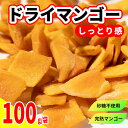 ドライマンゴー マンゴー しっとり感 砂糖不使用 完熟マンゴー 甘い 100g ドライフルーツ チャック袋 入り (小分け) 着色料&香料不使用 スライス 美容 おやつ デザート ギフト