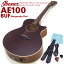 ڥ6åȡIbanez Хˡ AE100 BUF 쥢 ƥå 쥯ȥå ڥȥå/ԥå2//դۡڥ鿴ԡۡBurgundy Flat / Сǥեåȡ