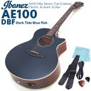 【スタート6点セット】Ibanez アイバニーズ AE100 DBF エレアコ アコースティックギター エレクトリック 【ストラップ/ピック2枚/シールド/クロ...