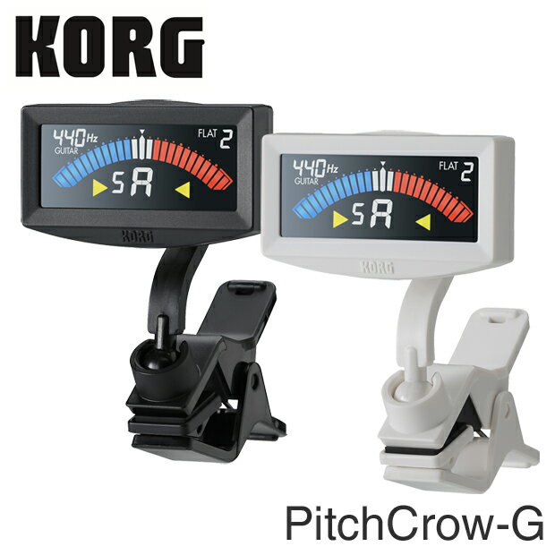KORG AW-4G PitchCrow-G ギター ベース用 クリップチューナー コルグ ピッチクロウ 【ネコポス(np)送料無料(ポスト投函)】【旧速達メール便】