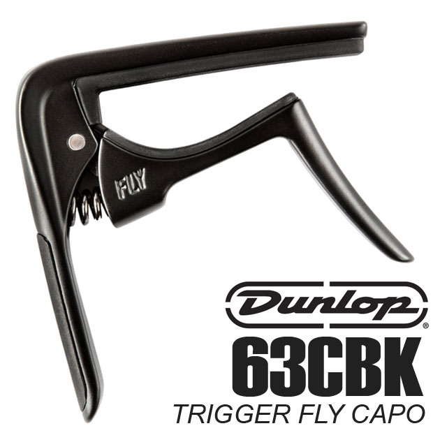 樂天商城 - Jim Dunlop 63CBK Black ブラック ダンロップ カポタスト Trigger Fly Capo トリガーフライカポ 【ネコポス(np)ポスト投函】