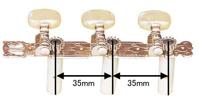 クラシックギター ペグ GM-35G 両側セット 2