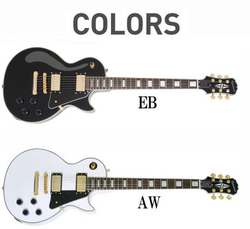 Epiphone エピフォン Les Paul Custom Pro レスポール カスタム マーシャルアンプ付 初心者セット18点 ZOOM G1Four付き【エレキギター初心者】【送料込】