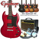 Epiphone エピフォン SG-Special VE (Satin E1) SGスペシャル エレキギター 初心者セット 15点入門セット VOXアンプ付き【エレキギター初心者】