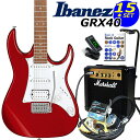 Gio Ibanez アイバニーズ GRX40 CA エレキギター 初心者セット15点入門セット マーシャルアンプ付【エレキギター初心者】