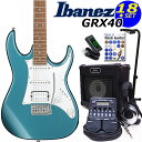 Ibanez アイバニーズ GRX40 MLB エレキギター初心者 入門セット18点【エレキギター初心者】