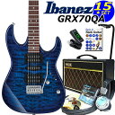 Gio Ibanez アイバニーズ GRX70QA TBB エレキギター 初心者セット 15点入門セット VOXアンプ付き 