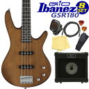 Gio Ibanez GSR180-LBF アイバニーズ 4弦エレキベース 入門8点セット【ベース初心者】