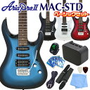 エレキギター 初心者セット AriaProII MAC-STD 9点 ベーシックセット 【エレキギター入門】