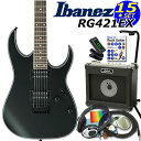 Ibanez アイバニーズ RG421EX BKF エレキギター 初心者セット15点入門セット