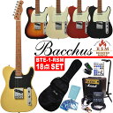 Bacchus BTE-1-RSM/M バッカス エレキギター ZOOM/G1Four Marshall/MG10付き 初心者セット 18点入門セット【エレクトリックギター】【G16M】