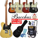 Bacchus BTE-1-RSM/M バッカス エレキギター ZOOM/G1XFour Marshall/MG10付き 初心者セット 18点入門セット【エレクトリックギター】【G16MX】