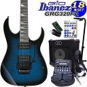 Gio Ibanez アイバニーズ GRG320FA TBS エレキギター初心者セット ZOOM G1Four付き18点セット 【エレキギター初心者】