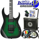 Gio Ibanez アイバニーズ GRG320FA TEB エレキギター 初心者セット15点【エレキギター初心者】