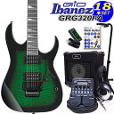 Gio Ibanez アイバニーズ GRG320FA TEBエレキギター初心者セット ZOOM G1Four付き18点セット 【エレキギター初心者】