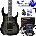 Gio Ibanez アイバニーズ GRG320FA TKS エレキギター初心者セット18点 VOXアンプ ZOOM G1Four付き