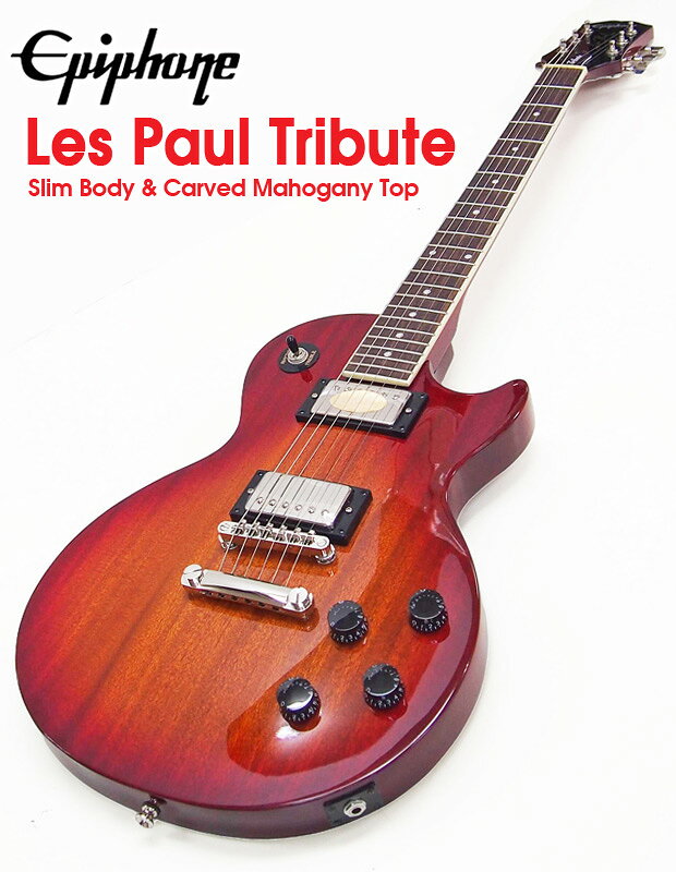 EbiSoundオンラインショップのEpiphone エピフォン Les Paul Tribute レスポール トリビュート エレキギター ZOOM G1Four付 初心者 入門 18点 セット 【エレキ ギター初心者】【エレクトリックギター】｜アングル3