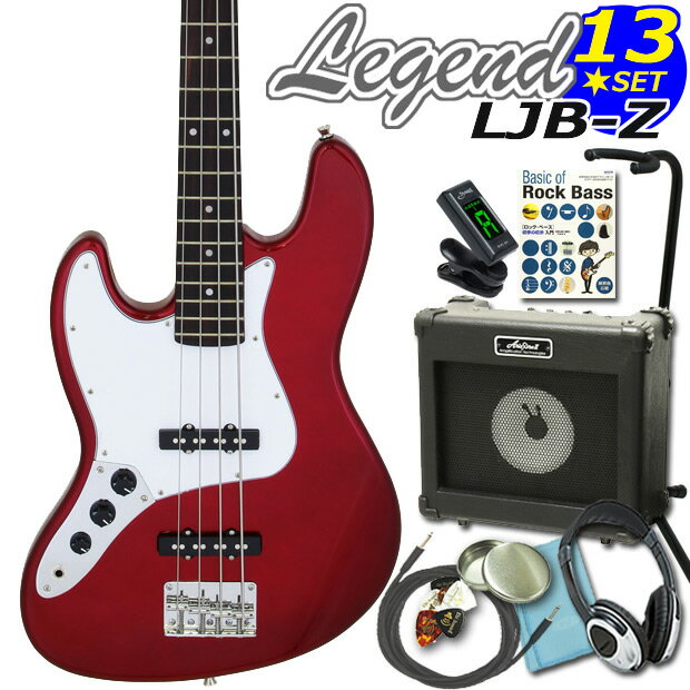 Legend LJB-Z-LH/CA (左利きモデル)13点スペシャル入門セットレジェンド エレキベ ...