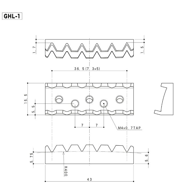 GOTOH ゴトー GHL-1 B(ブラック) ロックナット（下締め）43mm幅【ネコポス(np)送料230円(ポスト投函)】 2