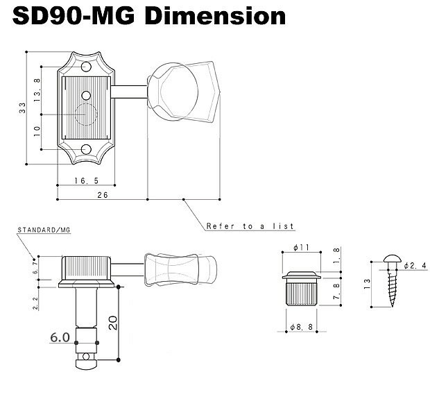 GOTOH ���ȡ� ������ �ڥ� SD90MG SL �ޥ��ʥ���å� N(�˥å���) L3R3 ξ¦������ 6�ĥ��åȡ�SD90MG-SL/N/L3R3��