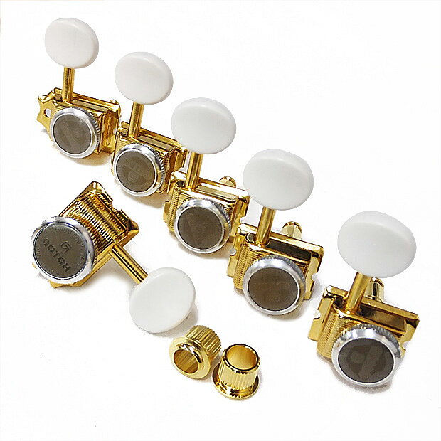 GOTOH ゴトー ギター ペグ SD91 MG-T 05MA マグナムロック・トラッド G(ゴールド) L6 片側タイプ 6個セット【SD91MG-05MA/G/L6】