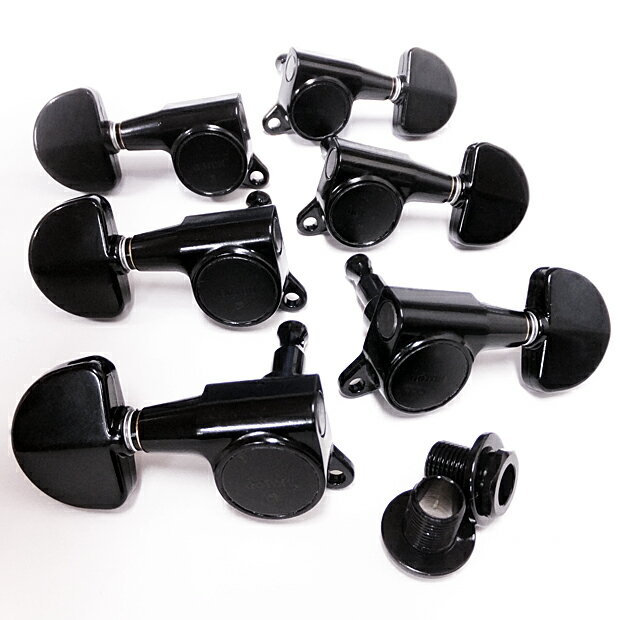 Schaller スモールペグボタン Small Ebony Button M6 (1set)