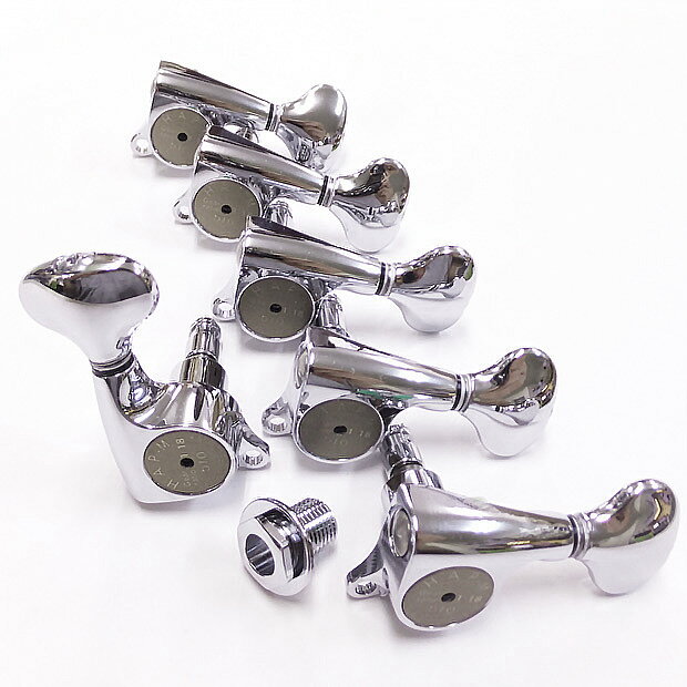 GOTOH ゴトー ギター ペグ SGS510Z HAPM S5 C(クローム) L6 片側 6個セット H.A.P.M【SG510ZHAPM-S5/C/L6】