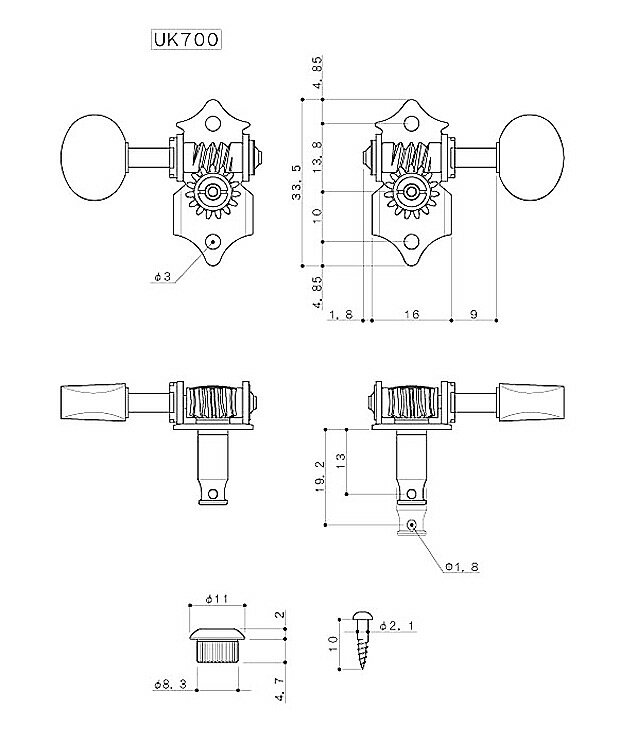 GOTOH ���ȡ� ������� �ڥ� UK700 05MA N �˥å��� �ۥ磻�ȥΥ�