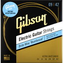 GIBSON ギブソン エレキギター弦 Brite Wires SEG-BWR9 【ネコポス(np)送料230円(ポスト投函)】【SEG-700UL】