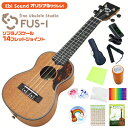 ウクレレ アリア FUS-1 スペシャル12点セット弦高調整済 (甘い音色)(ソプラノスケール14Fジョイント)(EbiSoundオリジ…