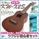 ウクレレ　キワヤ　K・WAVE　KW-X2S　ギアペグ　ウクレレ　初心者セット　SJ　ソフトケース　クリップチューナー　教則DVD付　KIWAYA　Ukulel...