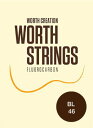 ワース ウクレレ弦 ブラウン ライトゲージ BL Worth Strings フロロカーボン(np)(uk)