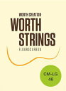 ワース ウクレレ弦 クリア ミディアムゲージ Low-Gセット CM-LG Worth Strings フロロカーボン (np)(uk)